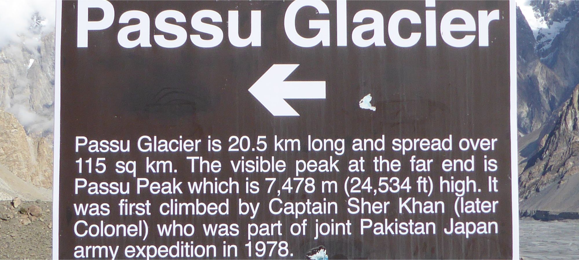 Passu Glacier 